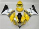 2006-2007 Yellow White Black Yamaha YZF R6 Motorbike Fairing Kits UK Factory 2006-2007 Yellow White Black Yamaha YZF R6 Motorbike Fairing Kits UK Factory