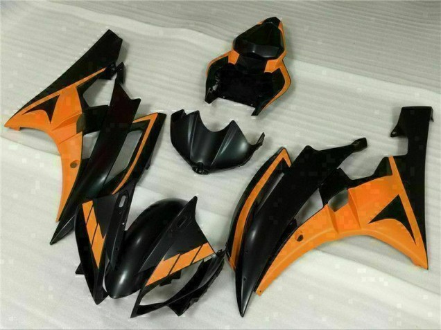 2006-2007 Black Orange Yamaha YZF R6 Motorcycle Fairing UK Factory 2006-2007 Black Orange Yamaha YZF R6 Motorcycle Fairing UK Factory