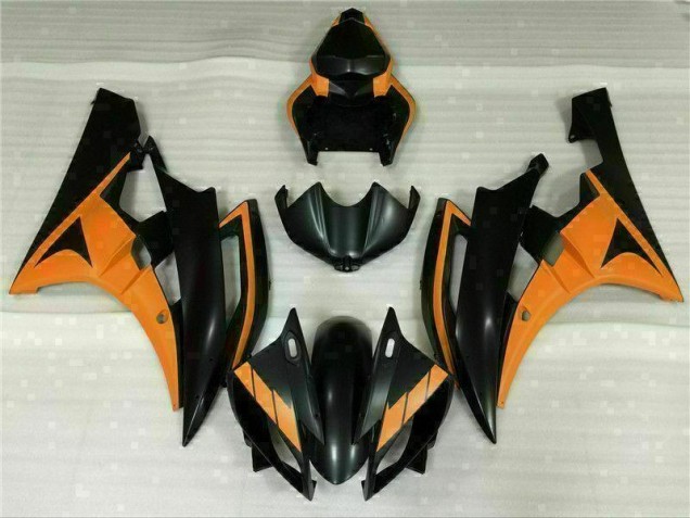 2006-2007 Black Orange Yamaha YZF R6 Motorcycle Fairing UK Factory 2006-2007 Black Orange Yamaha YZF R6 Motorcycle Fairing UK Factory