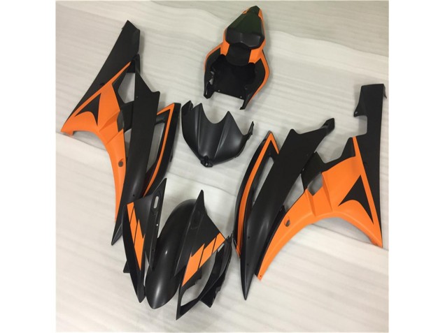2006-2007 Orange Black Yamaha YZF R6 Bike Fairings UK Factory 2006-2007 Orange Black Yamaha YZF R6 Bike Fairings UK Factory