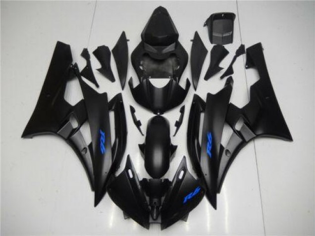 2006-2007 Black Blue Yamaha YZF R6 Bike Fairing Kit UK Factory 2006-2007 Black Blue Yamaha YZF R6 Bike Fairing Kit UK Factory