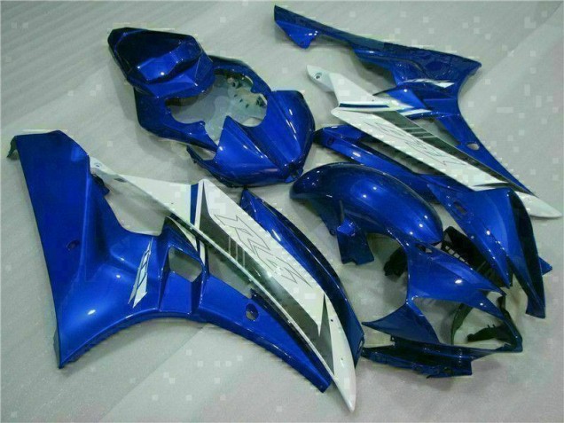 2006-2007 Blue White Yamaha YZF R6 Bike Fairings UK Factory 2006-2007 Blue White Yamaha YZF R6 Bike Fairings UK Factory