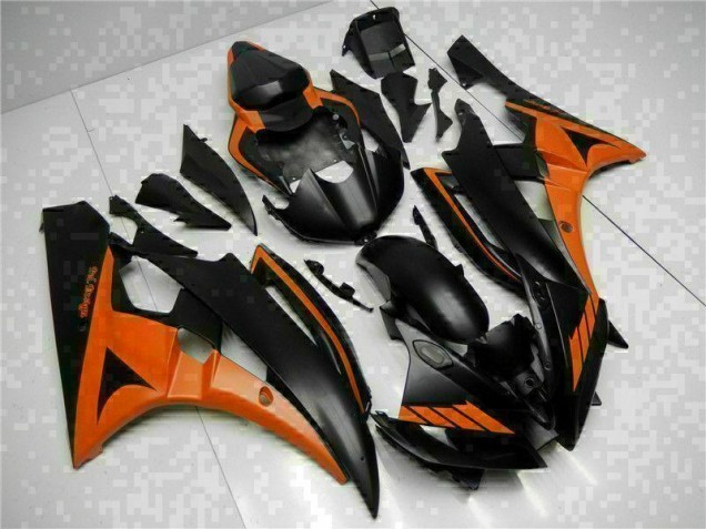 2006-2007 Orange Black Yamaha YZF R6 Bike Fairing UK Factory 2006-2007 Orange Black Yamaha YZF R6 Bike Fairing UK Factory