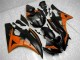 2006-2007 Orange Black Yamaha YZF R6 Bike Fairing UK Factory 2006-2007 Orange Black Yamaha YZF R6 Bike Fairing UK Factory
