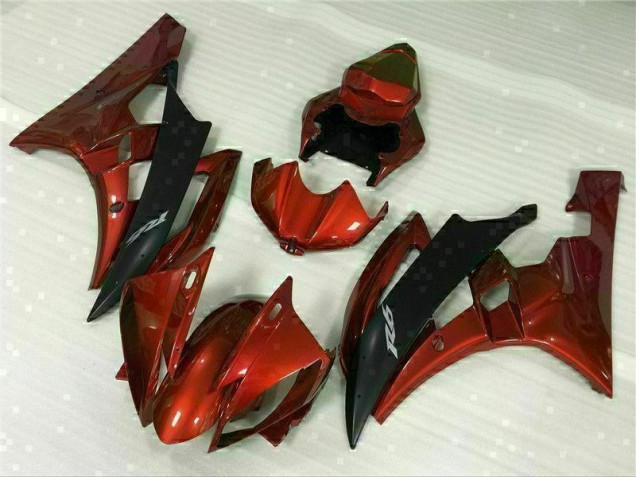 2006-2007 Red Yamaha YZF R6 Replacement Motorcycle Fairings UK Factory 2006-2007 Red Yamaha YZF R6 Replacement Motorcycle Fairings UK Factory