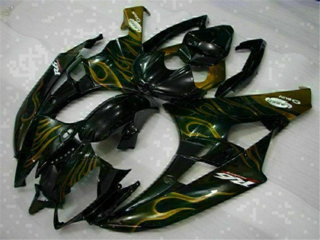 2006-2007 Black Yamaha YZF R6 Bike Fairing Kit UK Factory 2006-2007 Black Yamaha YZF R6 Bike Fairing Kit UK Factory
