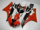 2006-2007 Red Black Yamaha YZF R6 Motorcycle Fairings Kits UK Factory 2006-2007 Red Black Yamaha YZF R6 Motorcycle Fairings Kits UK Factory
