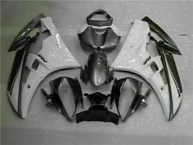 2006-2007 White Silver Yamaha YZF R6 Moto Fairings UK Factory
