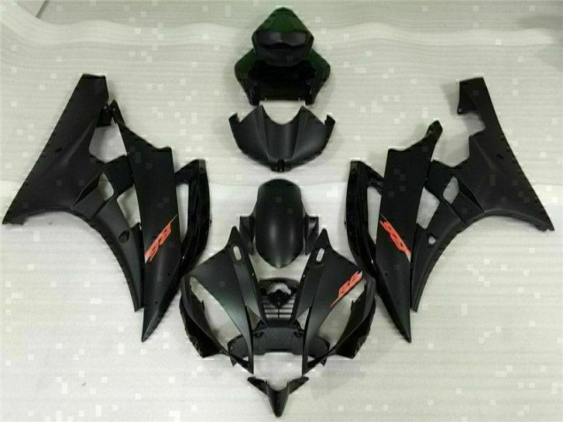 2006-2007 Black Yamaha YZF R6 Replacement Fairings UK Factory 2006-2007 Black Yamaha YZF R6 Replacement Fairings UK Factory