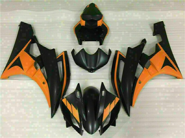 2006-2007 Yellow Yamaha YZF R6 Motorcycle Fairings Kit UK Factory 2006-2007 Yellow Yamaha YZF R6 Motorcycle Fairings Kit UK Factory