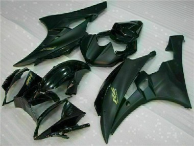 2006-2007 Matte Black Yamaha YZF R6 Motorcycle Fairing Kits UK Factory