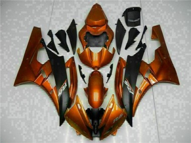 2006-2007 Orange Yamaha YZF R6 Motorbike Fairing Kits UK Factory
