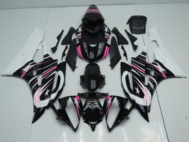2006-2007 Pink Star Yamaha YZF R6 Bike Fairings UK Factory