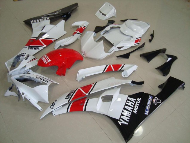 2006-2007 Red White Black Yamaha YZF R6 Motor Fairings UK Factory 2006-2007 Red White Black Yamaha YZF R6 Motor Fairings UK Factory