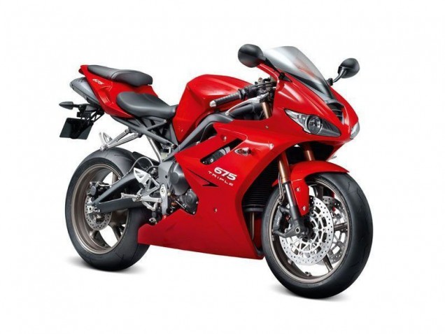 2006-2008 Red Triumph Daytona 675 Triple Motorbike Fairing UK Factory
