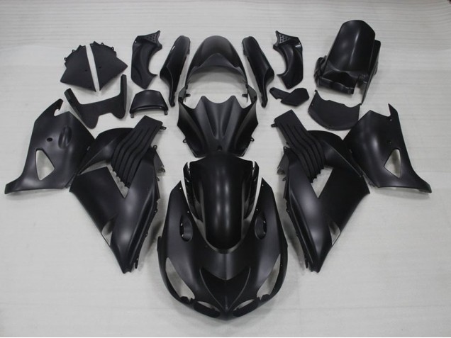 2006-2011 Matte Black Kawasaki ZX14R ZZR1400 Motorcycle Fairing UK Factory 2006-2011 Matte Black Kawasaki ZX14R ZZR1400 Motorcycle Fairing UK Factory