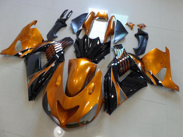 2006-2011 Brown and Black No Sticker Kawasaki ZX14R ZZR1400 Motorcycle Fairing Kits UK Factory 2006-2011 Brown and Black No Sticker Kawasaki ZX14R ZZR1400 Motorcycle Fairing Kits UK Factory