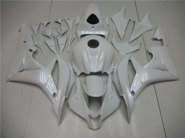 2007-2008 Pearl White Honda CBR600RR Motorbike Fairing UK Factory 2007-2008 Pearl White Honda CBR600RR Motorbike Fairing UK Factory