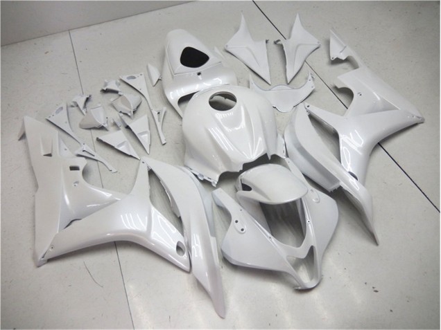 2007-2008 Pearl White Honda CBR600RR Motorbike Fairing UK Factory 2007-2008 Pearl White Honda CBR600RR Motorbike Fairing UK Factory