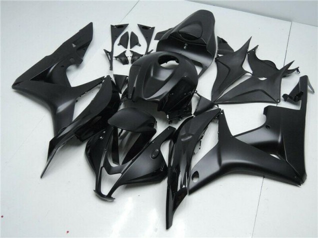 2007-2008 Black Honda CBR600RR Bike Fairing Kit UK Factory 2007-2008 Black Honda CBR600RR Bike Fairing Kit UK Factory