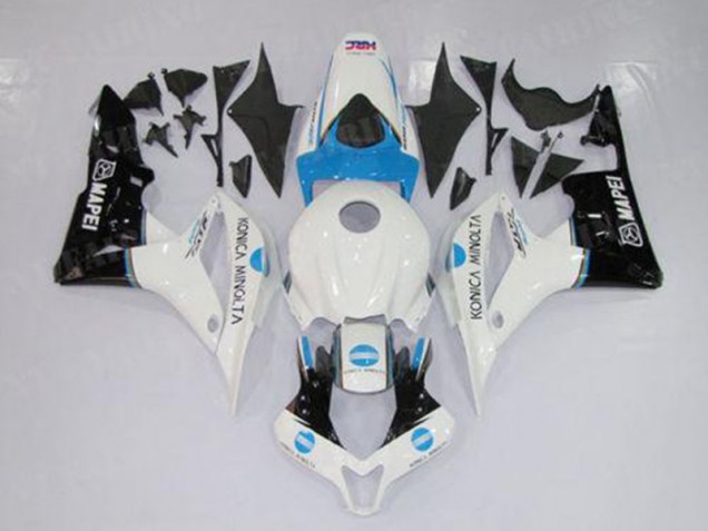 2007-2008 White Blue Black Honda CBR600RR Motorbike Fairing Kits UK Factory 2007-2008 White Blue Black Honda CBR600RR Motorbike Fairing Kits UK Factory