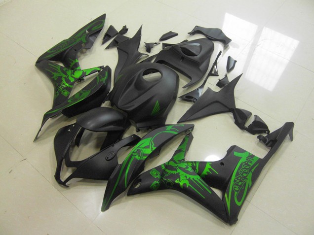 2007-2008 Green Skull Honda CBR600RR Motor Fairings UK Factory 2007-2008 Green Skull Honda CBR600RR Motor Fairings UK Factory