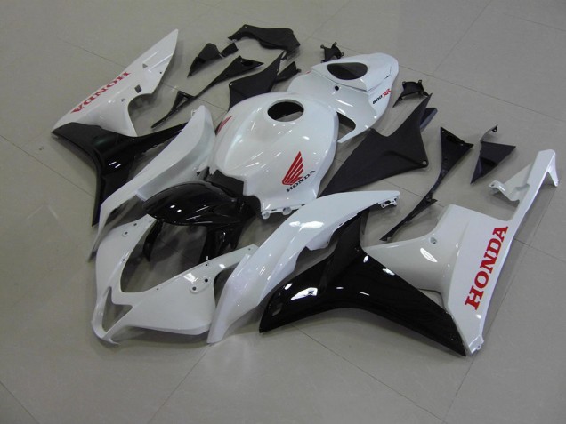 2007-2008 Pearl White Black Honda CBR600RR Bike Fairings UK Factory