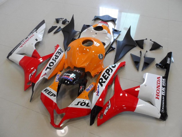 2007-2008 Repsol Honda CBR600RR Motorcycle Bodywork UK Factory 2007-2008 Repsol Honda CBR600RR Motorcycle Bodywork UK Factory
