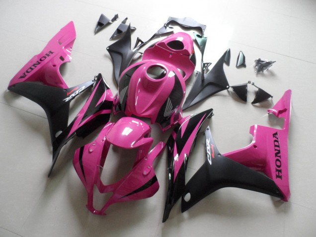 2007-2008 Pink Black Honda CBR600RR Motorbike Fairings UK Factory 2007-2008 Pink Black Honda CBR600RR Motorbike Fairings UK Factory