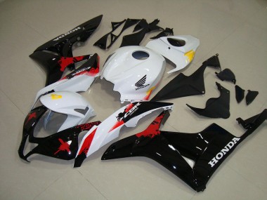 2007-2008 White Black Red Honda CBR600RR Motorbike Fairing UK Factory