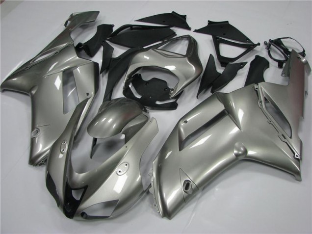 2007-2008 Grey Kawasaki ZX6R Moto Fairings UK Factory