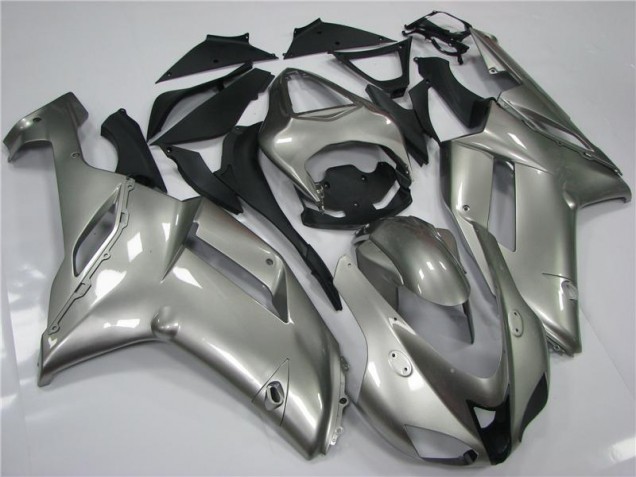 2007-2008 Grey Kawasaki ZX6R Moto Fairings UK Factory