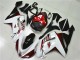2007-2008 White Black Red Kawasaki ZX6R Motorbike Fairings UK Factory