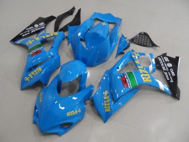2007-2008 Blue Rizla Race Suzuki GSXR 1000 K7 Motor Bike Fairings UK Factory