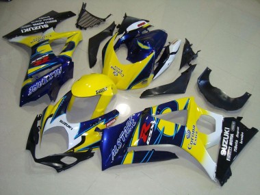 2007-2008 Yellow Corona Suzuki GSXR 1000 K7 Bike Fairing Kit UK Factory