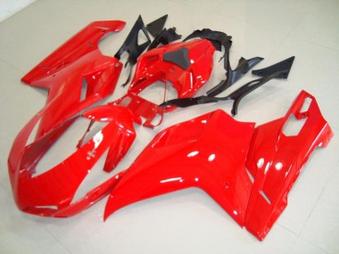 2007-2012 Red Ducati 848 1098 1198 Motorcycle Fairings MF3981 UK Factory