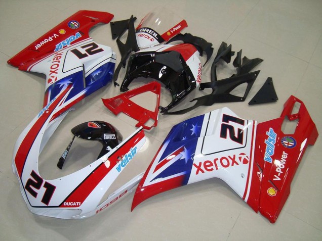 2007-2014 Xerox 21 Ducati 848 1098 1198 Moto Fairings UK Factory 2007-2014 Xerox 21 Ducati 848 1098 1198 Moto Fairings UK Factory