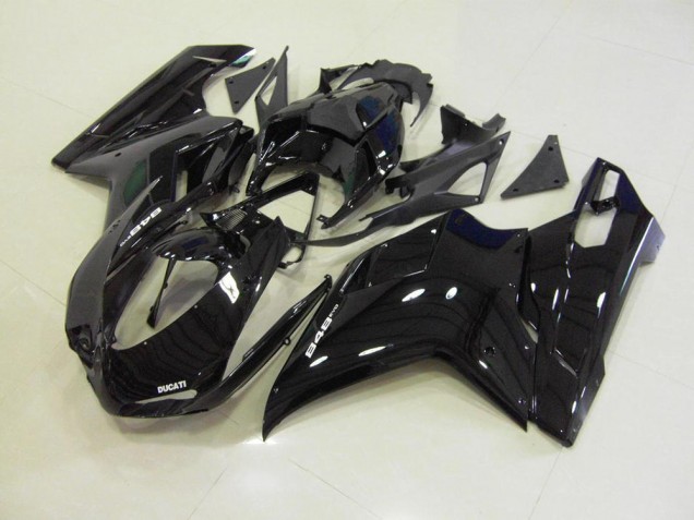 2007-2014 Glossy Black Ducati 848 1098 1198 Motorcycle Fairings UK Factory 2007-2014 Glossy Black Ducati 848 1098 1198 Motorcycle Fairings UK Factory
