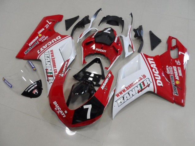 2007-2014 Banner 7 Ducati 848 1098 1198 Motorbike Fairing UK Factory 2007-2014 Banner 7 Ducati 848 1098 1198 Motorbike Fairing UK Factory