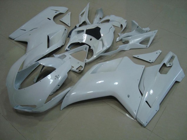 2007-2014 Glossy White Ducati 848 1098 1198 Moto Fairings UK Factory 2007-2014 Glossy White Ducati 848 1098 1198 Moto Fairings UK Factory