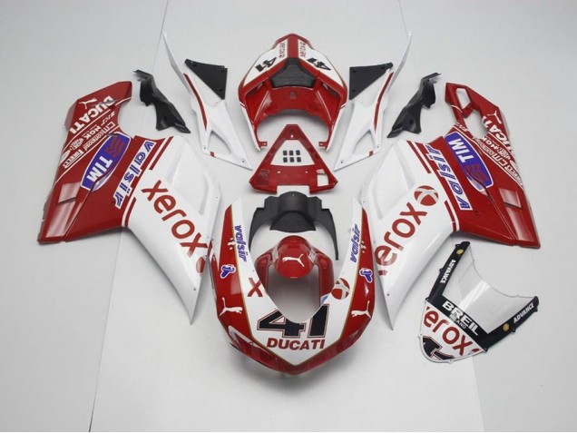 2007-2014 OEM Style Xerox with 41 Ducati 848 1098 1198 Motorcyle Fairings UK Factory 2007-2014 OEM Style Xerox with 41 Ducati 848 1098 1198 Motorcyle Fairings UK Factory