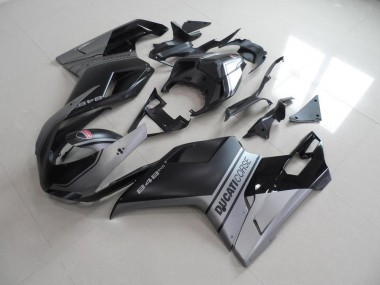 2007-2012 Matte Black Sliver OEM Ducati 848 1098 1198 Motorcycle Fairings MF4014 UK Factory