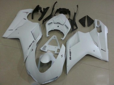 2007-2012 Matte White Ducati 848 1098 1198 Motorcycle Fairings MF4017 UK Factory