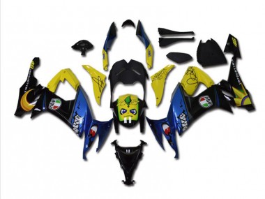 2008-2010 Blue Shark Kawasaki Ninja ZX10R Motorcycle Fairings MF2097 UK Factory