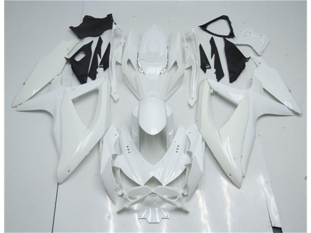 2008-2010 White Suzuki GSXR 600/750 Motorcyle Fairings UK Factory 2008-2010 White Suzuki GSXR 600/750 Motorcyle Fairings UK Factory