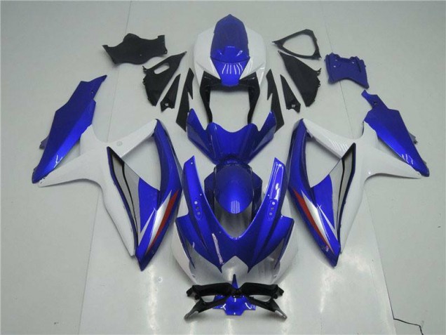 2008-2010 Blue White Suzuki GSXR 600/750 Motorcylce Fairings UK Factory 2008-2010 Blue White Suzuki GSXR 600/750 Motorcylce Fairings UK Factory