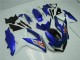 2008-2010 Blue White Suzuki GSXR 600/750 Motorcycle Fairings UK Factory 2008-2010 Blue White Suzuki GSXR 600/750 Motorcycle Fairings UK Factory