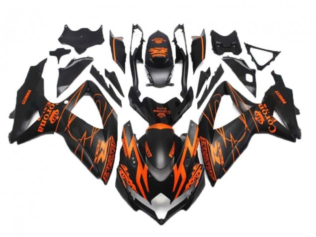 2008-2010 Black Orange Suzuki GSXR 600/750 Bike Fairings UK Factory 2008-2010 Black Orange Suzuki GSXR 600/750 Bike Fairings UK Factory
