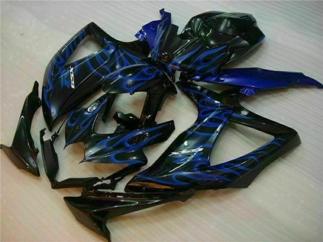 2008-2010 Blue Black Suzuki GSXR 600/750 Motorcycle Fairings Kit UK Factory 2008-2010 Blue Black Suzuki GSXR 600/750 Motorcycle Fairings Kit UK Factory