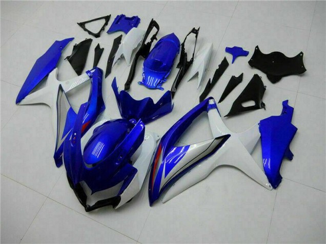 2008-2010 Blue White Suzuki GSXR 600/750 Motorcycle Fairing Kit UK Factory 2008-2010 Blue White Suzuki GSXR 600/750 Motorcycle Fairing Kit UK Factory